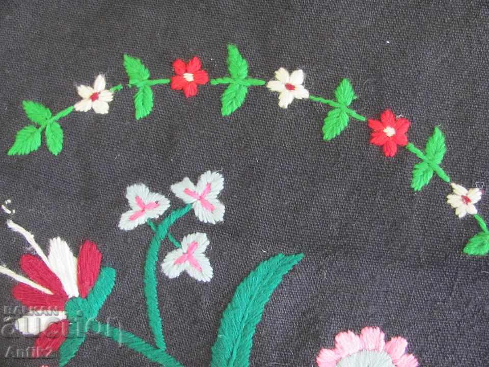 1926 Folk Art Antique Wool Pillow - 6 1926 Folk Art Antique Wool Pillow - 6