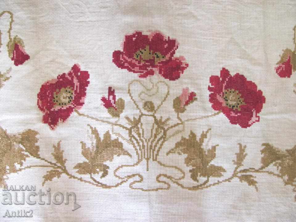 19th Century Hand embroidered Covir with price 130.00 BGN | € 66.47