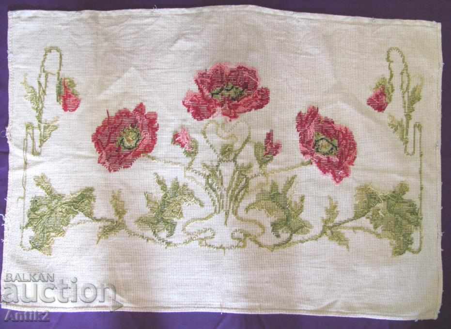 19th Century Hand embroidered Covir - 6