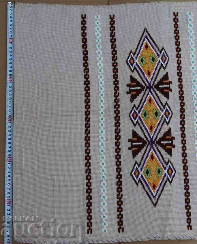 . OLD BOOK FACE FOR A CUSHION WITH CHEESE HAND EMBROIDERY with price 9.00 BGN | € 4.60