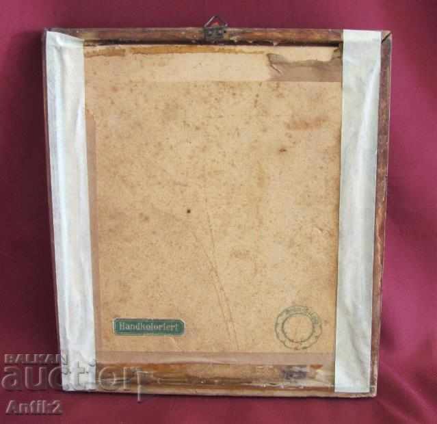 Antique Hand-Painted Painting Germany - 5 Antique Hand-Painted Painting Germany - 5