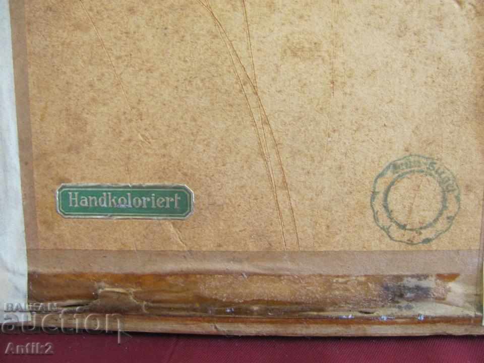 Antique Hand-Painted Painting Germany - 6 Antique Hand-Painted Painting Germany - 6