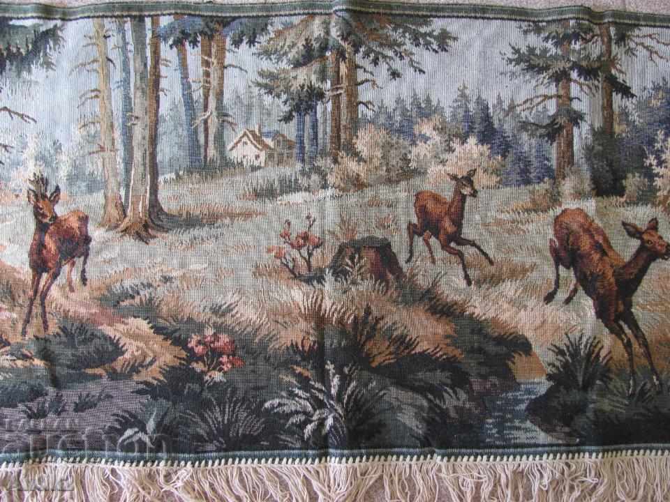 Old Machine Embroidery Tapestry, Wall Carrier with price 230.00 BGN | € 117.60 Old Machine Embroidery Tapestry, Wall Carrier with price 230.00 BGN | € 117.60