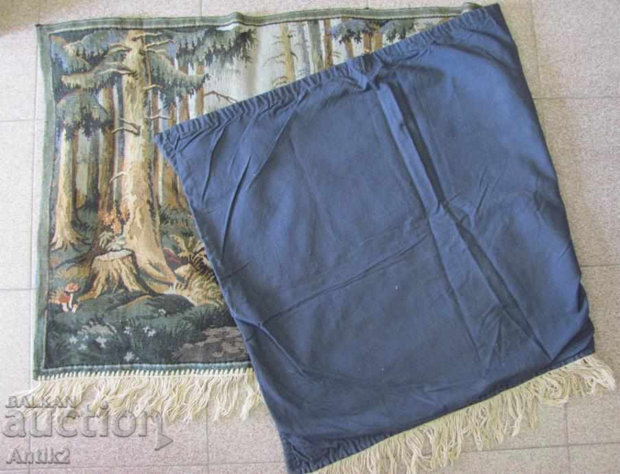 Old Machine Embroidery Tapestry, Wall Carrier - 7 Old Machine Embroidery Tapestry, Wall Carrier - 7