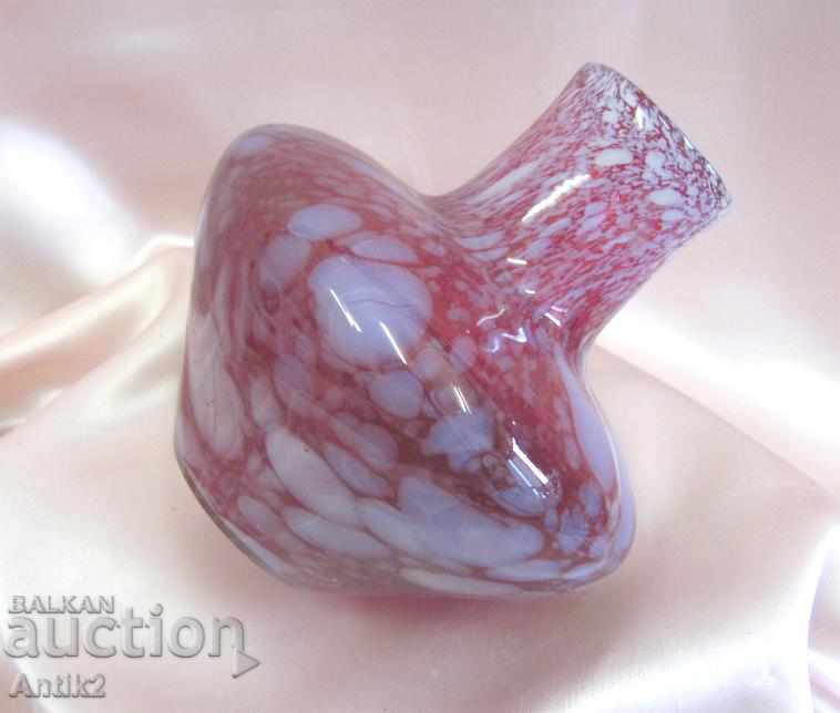 Old Crystal Glass Vase - 5 Old Crystal Glass Vase - 5