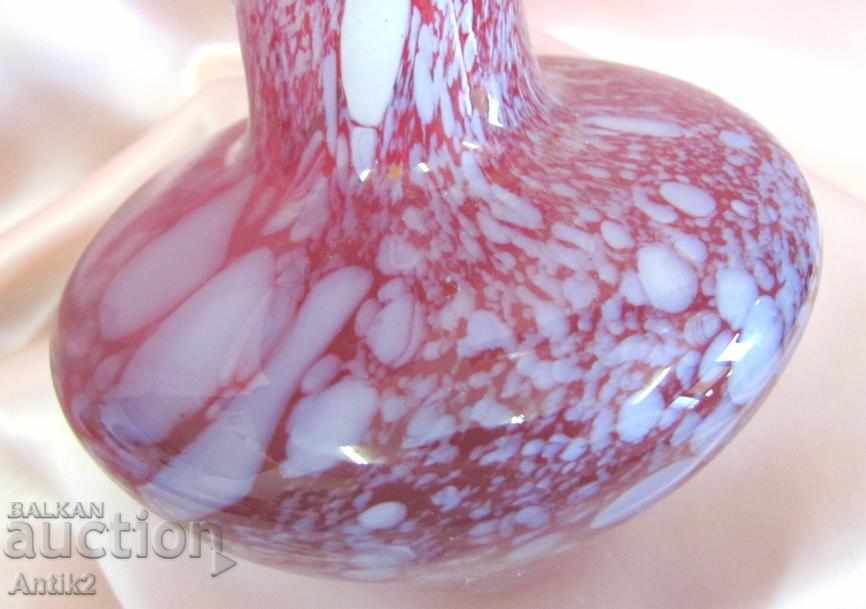 Old Crystal Glass Vase - 6 Old Crystal Glass Vase - 6