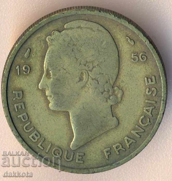 French West Africa 25 Francs 1956 with price 3.50 BGN | € 1.79 French West Africa 25 Francs 1956 with price 3.50 BGN | € 1.79