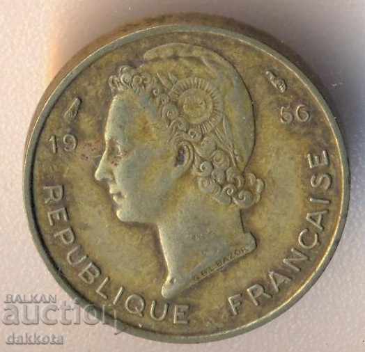 Africa de Vest franceză 5 franci 1956