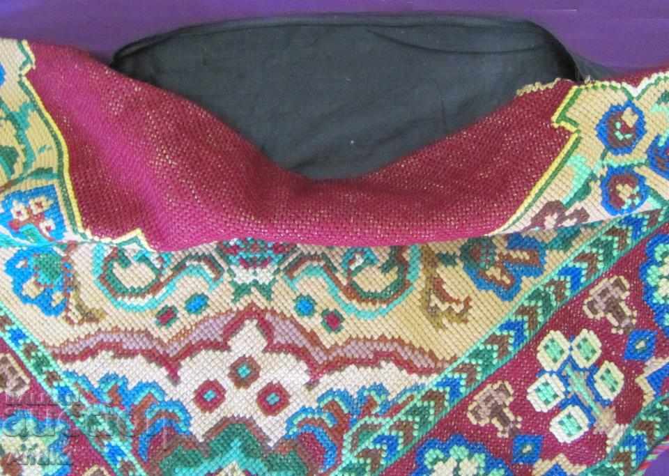 19 Century Hand Embroidered Pillow - 5 19 Century Hand Embroidered Pillow - 5