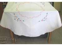 Old Hand Embroidery Table Cover
