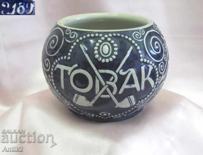 Author's Cup Lost Porcelain TOBAK marked