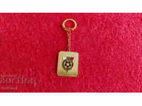 Old BFS BULGARIAN FOOTBALL UNION MEXICO 86 keychain