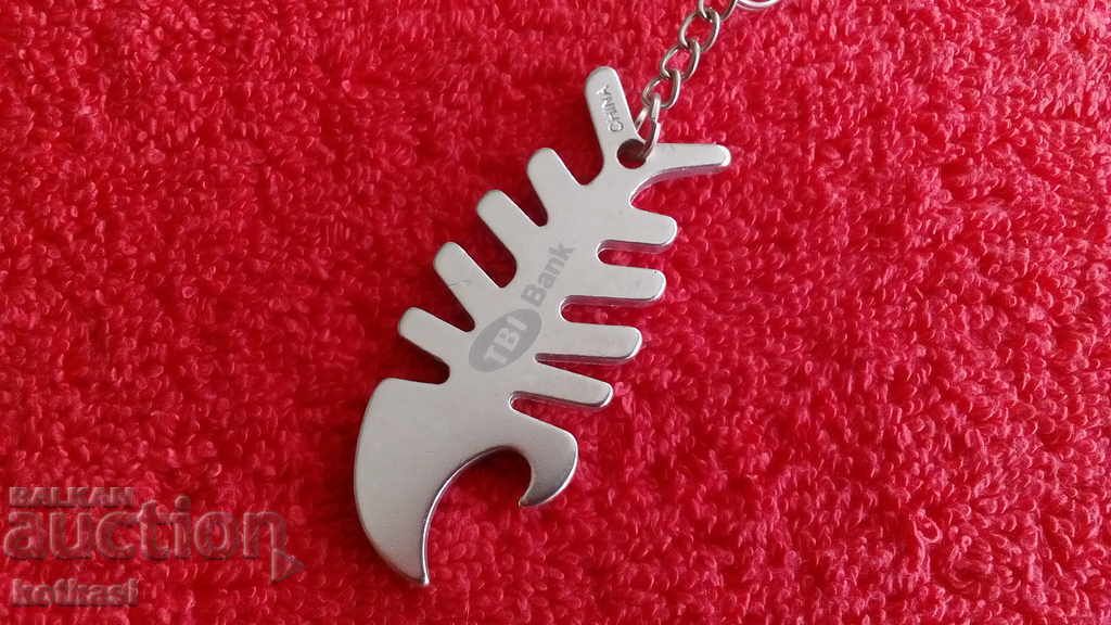 Old TBI Bank Fish Opener Keychain with price 10.50 BGN | € 5.37
