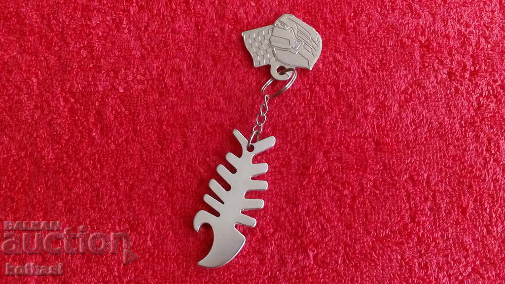 Delivery of Old TBI Bank Fish Opener Keychain