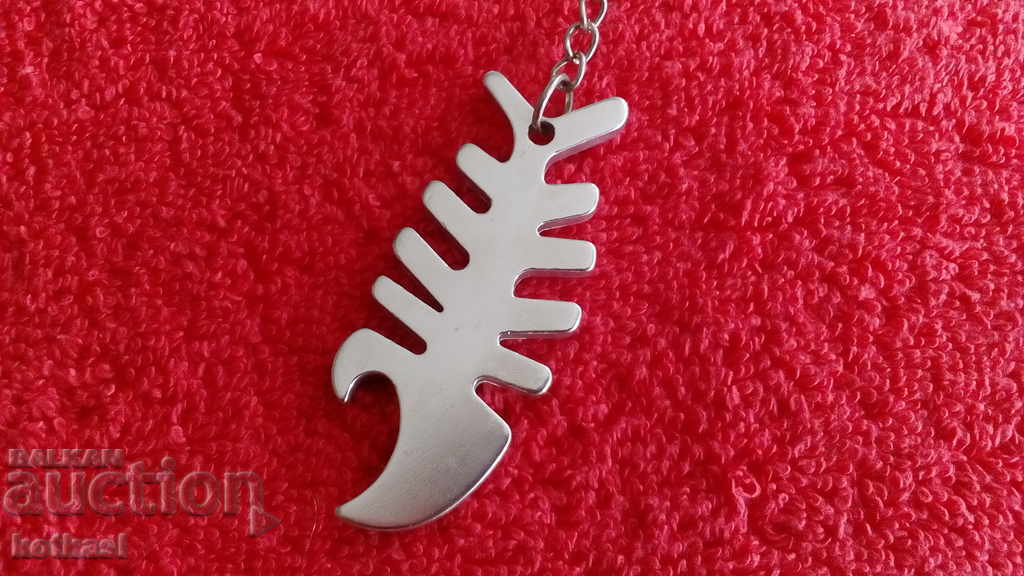 Old TBI Bank Fish Opener Keychain - 5