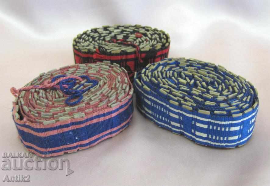 19th Century Hand Made Folk Art Belts for Costume 3 pcs. with price 130.00 BGN | € 66.47 19th Century Hand Made Folk Art Belts for Costume 3 pcs. with price 130.00 BGN | € 66.47