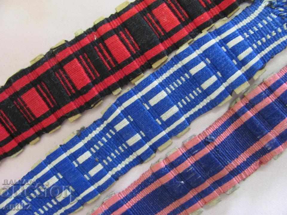 19th Century Hand Made Folk Art Belts for Costume 3 pcs. - 6 19th Century Hand Made Folk Art Belts for Costume 3 pcs. - 6