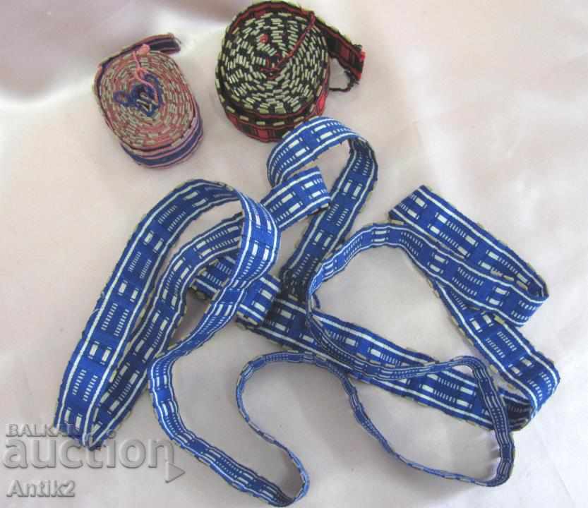 19th Century Hand Made Folk Art Belts for Costume 3 pcs. - 7 19th Century Hand Made Folk Art Belts for Costume 3 pcs. - 7