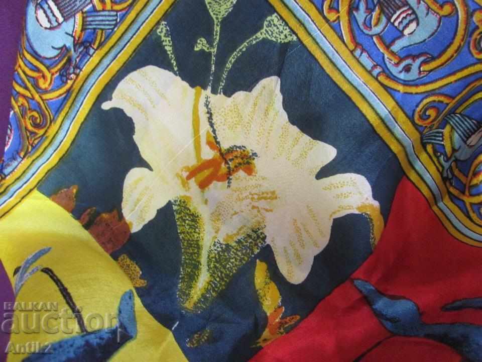 Old Original Silk Ladies Scarf - 6 Old Original Silk Ladies Scarf - 6