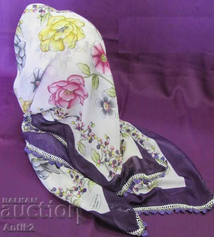 Delivery of Old Cotton Turkish Ladies Scarf