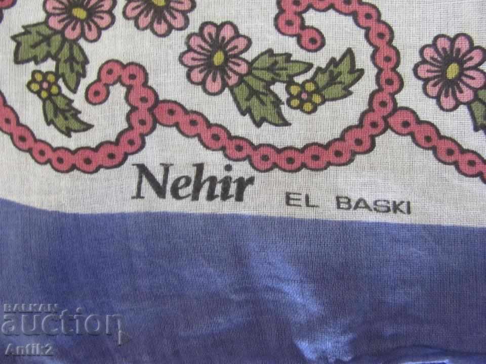 Παλιά κασκόλ γυναικείο μαντήλι από βαμβάκι - 6