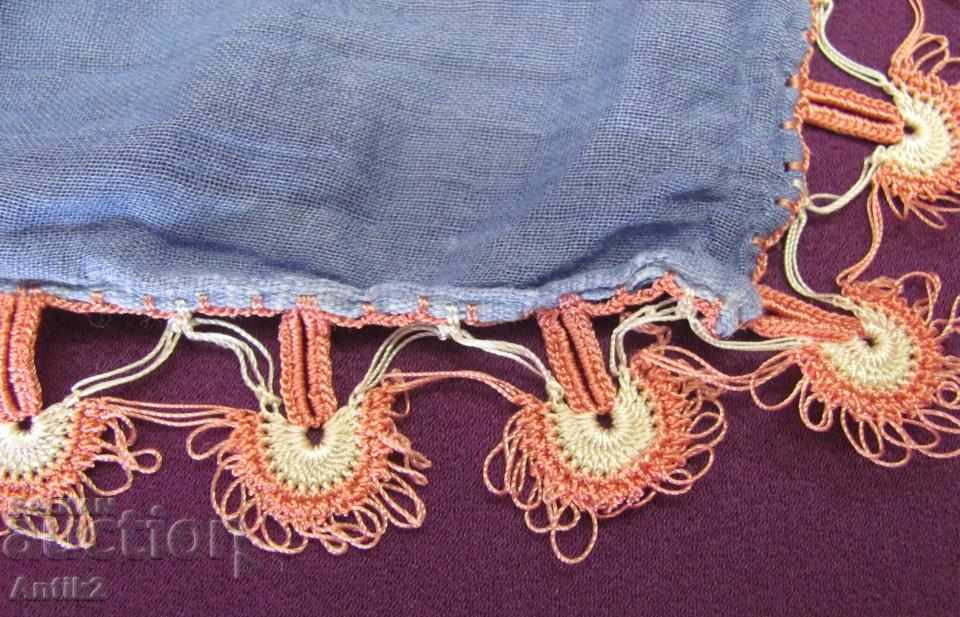 Παλιά κασκόλ γυναικείο μαντήλι από βαμβάκι - 7