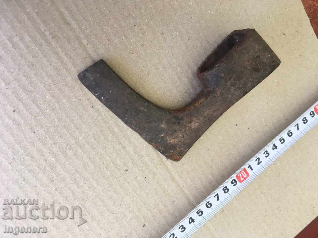 Delivery of OLD FORGED AXE MARKED SMALL TOOL