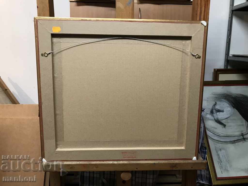 1399 Stoyan Venev cartoon with self portrait ink signed in 1961 - 5