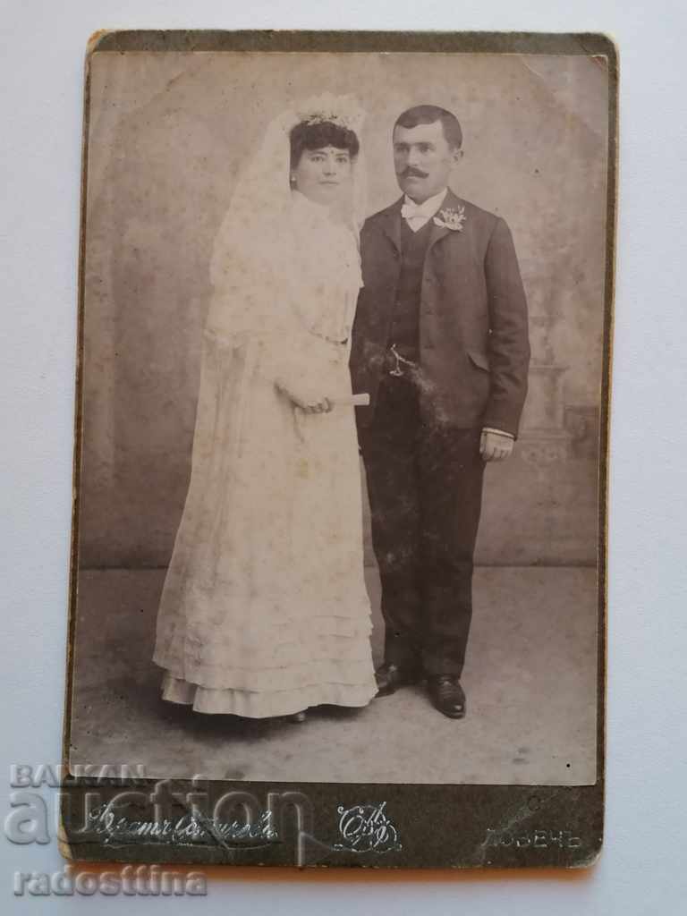 Fotografie carton A. Sotirov Sviștov 1908 Fotografie carton A. Sotirov Sviștov 1908
