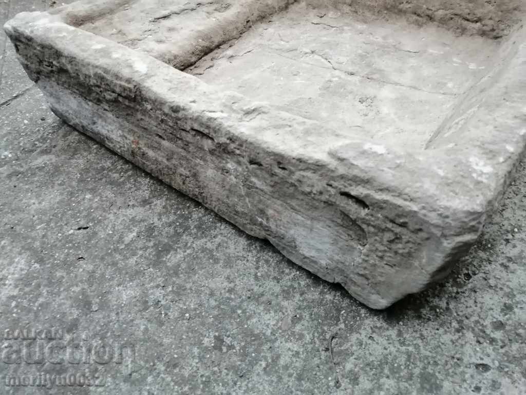 Stone trough for a fountain, fence, or stone planter with price 339.00 BGN | € 173.33 Stone trough for a fountain, fence, or stone planter with price 339.00 BGN | € 173.33