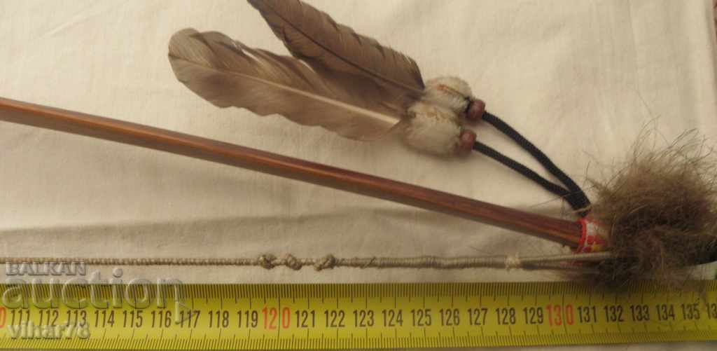 Auction  Large Wooden Bow WITH ARROWS