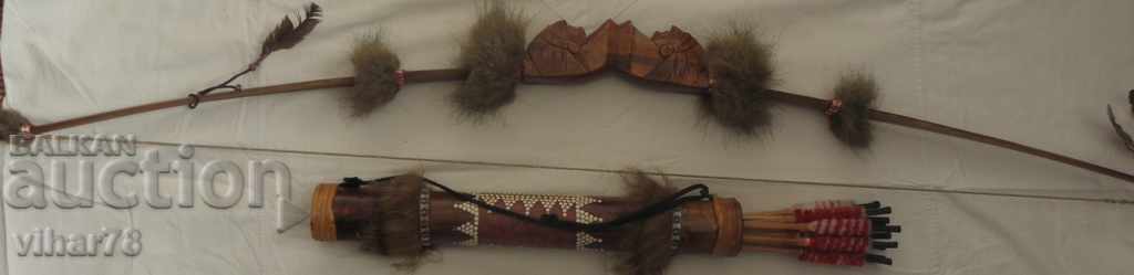 Delivery of Large Wooden Bow WITH ARROWS