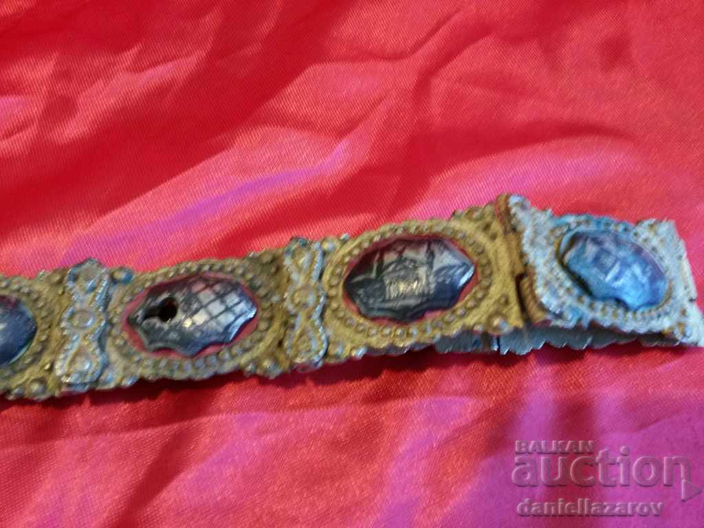 Licitație Centură Otomană Unică Niello, Argint, OTOMAN Licitație Centură Otomană Unică Niello, Argint, OTOMAN
