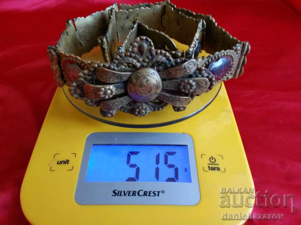 Centură Otomană Unică Niello, Argint, OTOMAN - 7 Centură Otomană Unică Niello, Argint, OTOMAN - 7