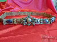 Unique Ottoman Niello Belt, Silver, OTTOMAN