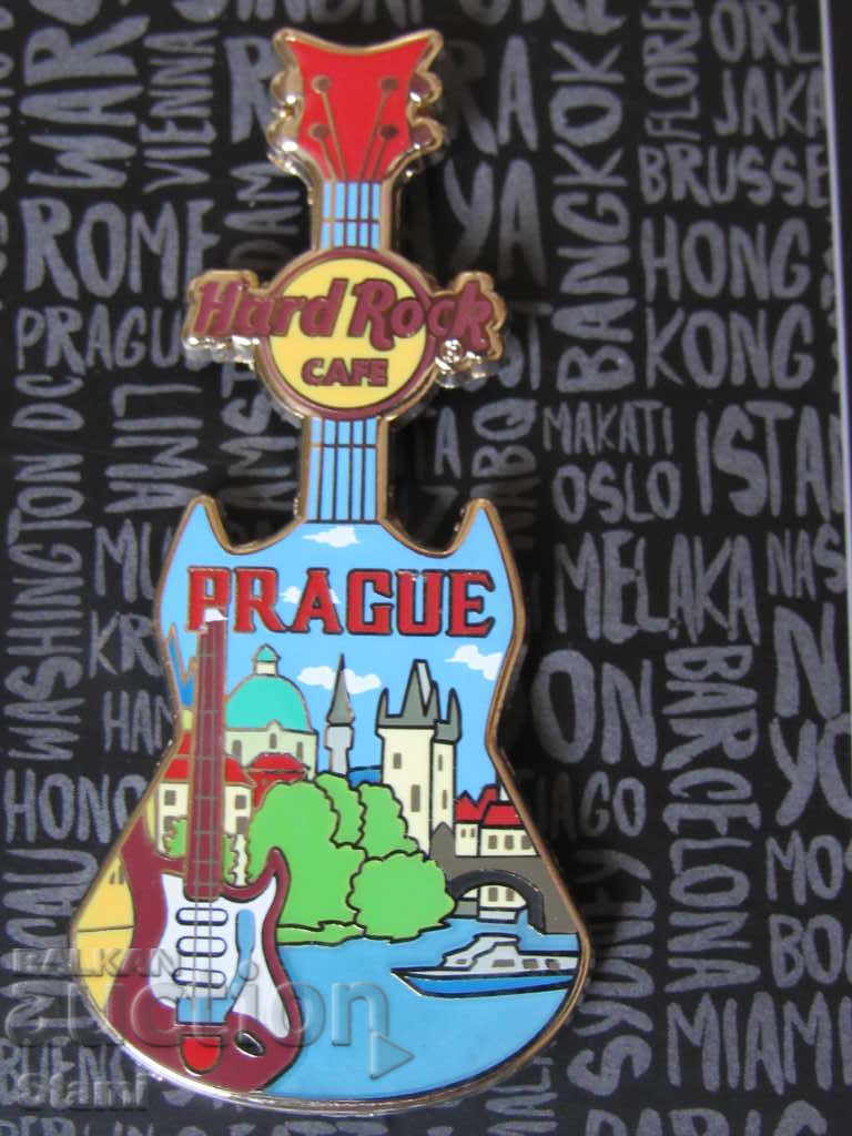 Auction  Original metal badge Hard Rock Cafe Prague, Czech Republic