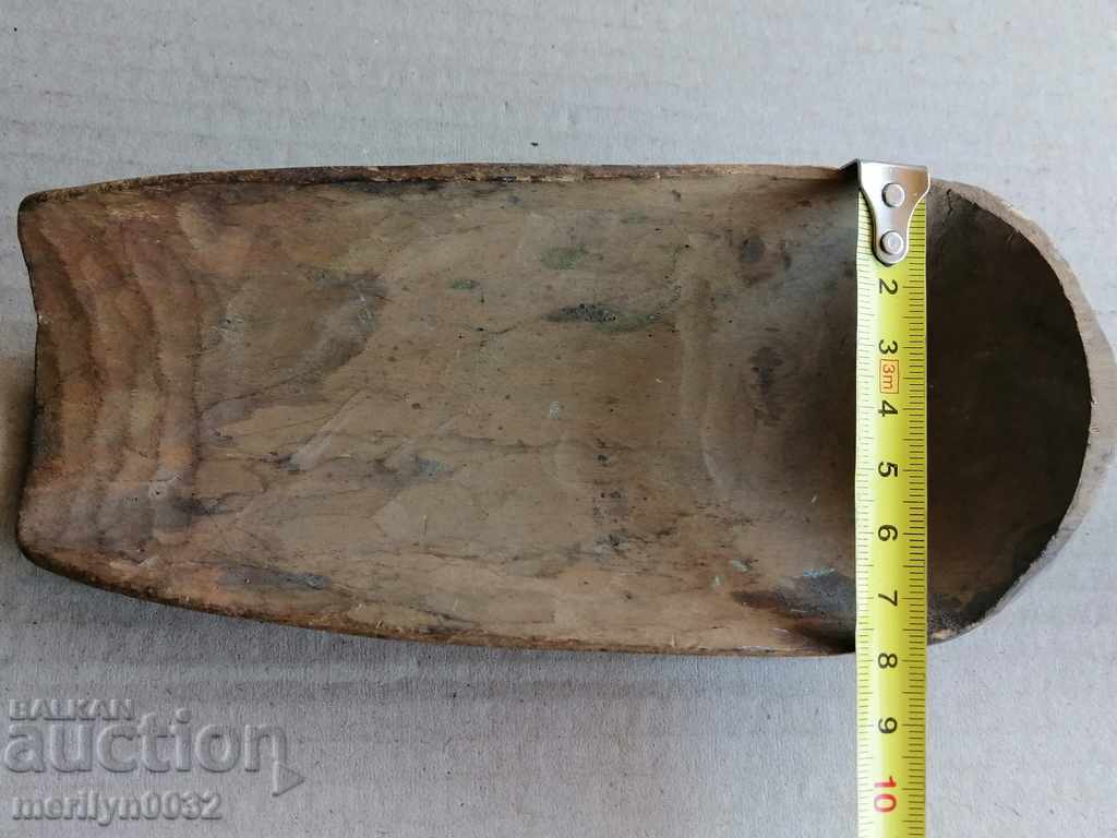 Old wooden shovel, blade, wooden - 5