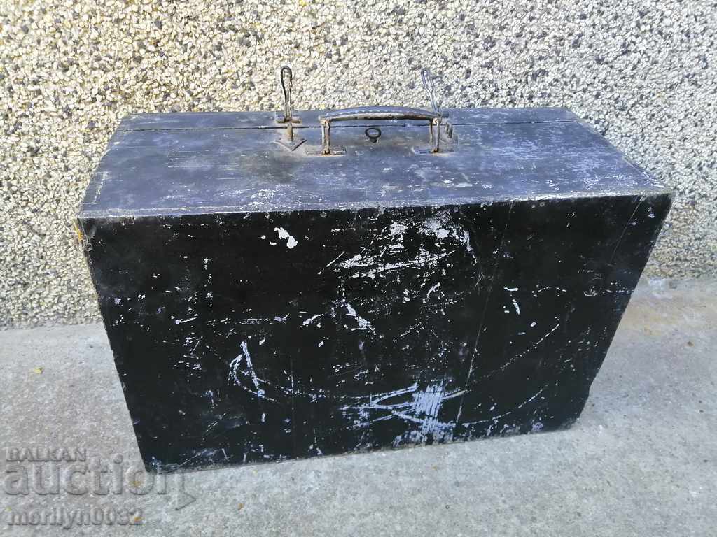 An old military chest, a chest, a wooden chest with price 69.00 BGN | € 35.28