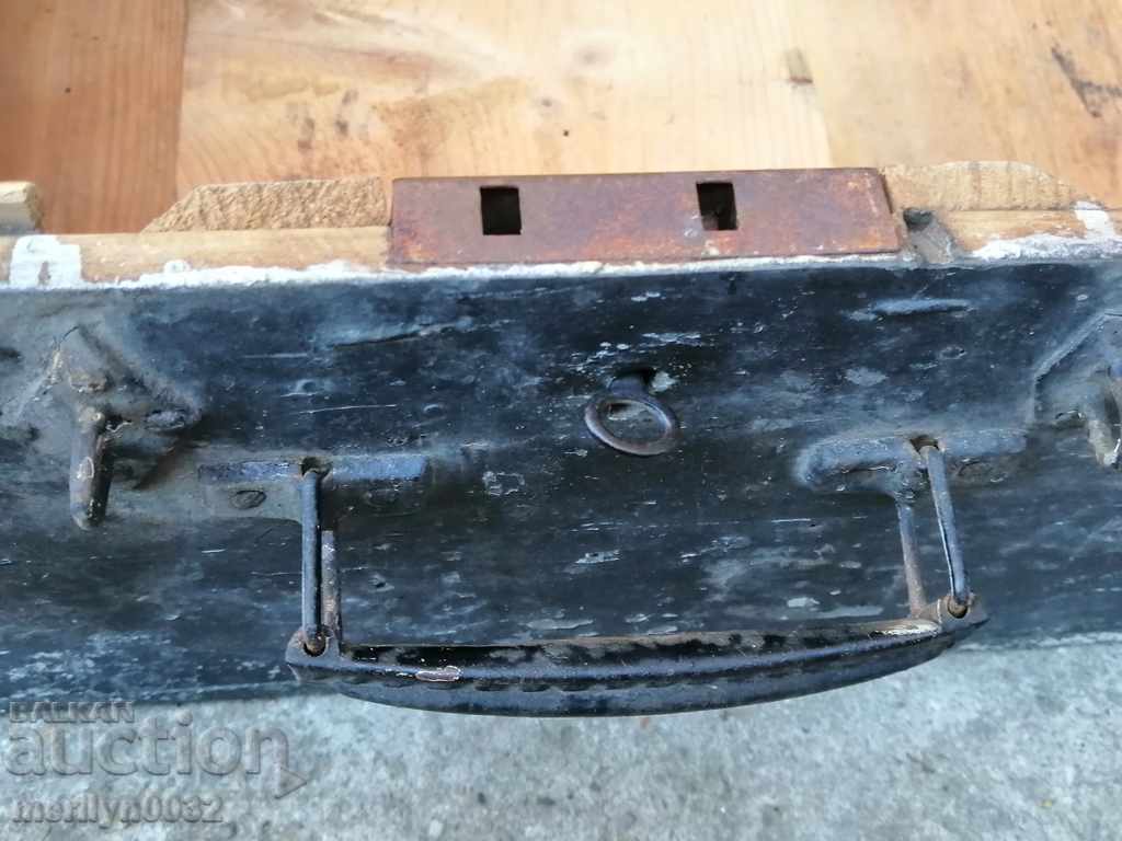 An old military chest, a chest, a wooden chest - 5