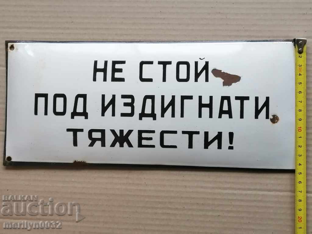 Auction Enameled plate, plate Auction Enameled plate, plate