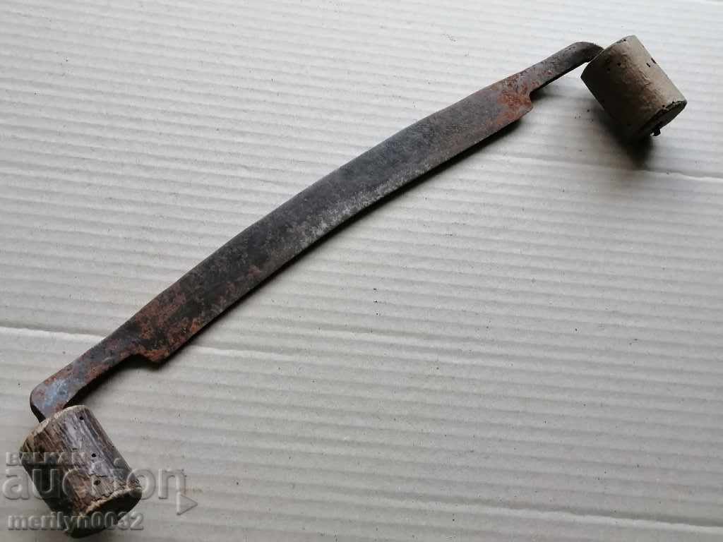 Old forged ruff tool wrought iron wooden planer - 7 Old forged ruff tool wrought iron wooden planer - 7