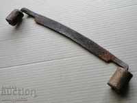 Old forged ruff tool wrought iron wooden planer