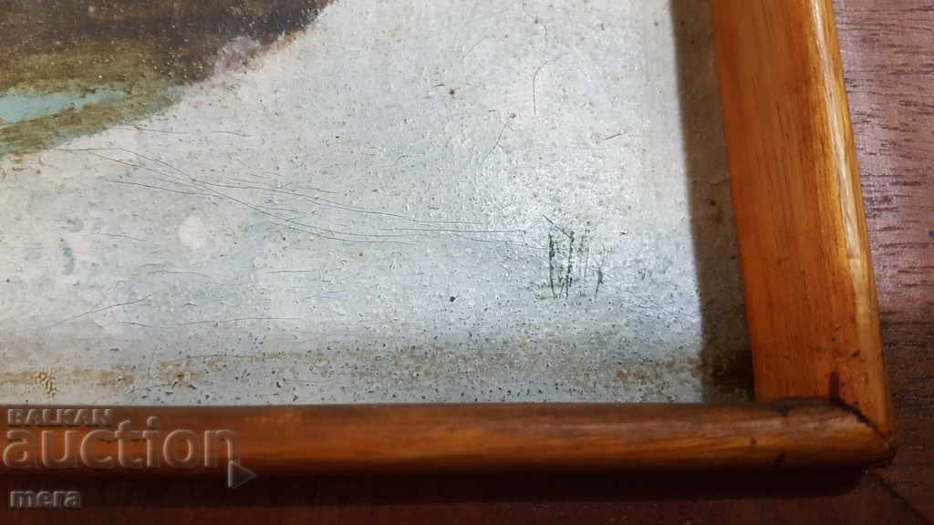 Доставка на Стара картина-Зимен пейзаж Доставка на Стара картина-Зимен пейзаж