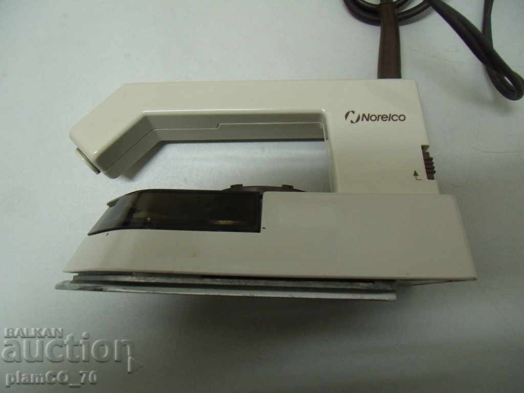 No. * 3831 NORELCO's old little tourist iron with price 15.00 BGN | € 7.67