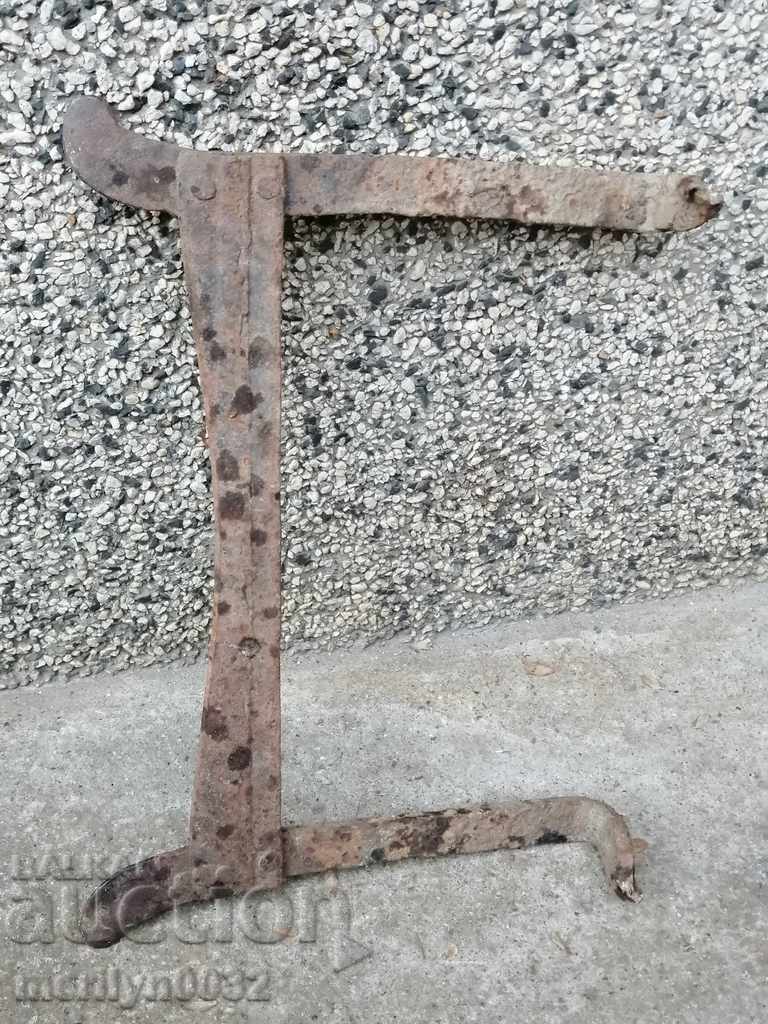 Hand-made scraper for shoes wrought iron tresses - 5 Hand-made scraper for shoes wrought iron tresses - 5