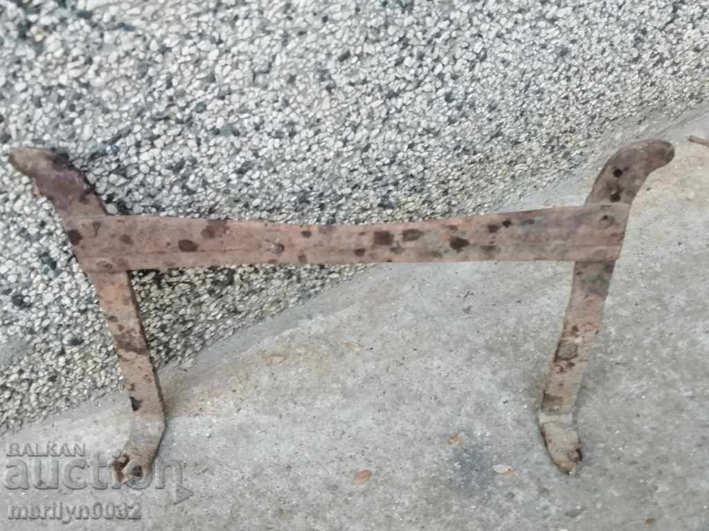 Hand-made scraper for shoes wrought iron tresses - 6 Hand-made scraper for shoes wrought iron tresses - 6