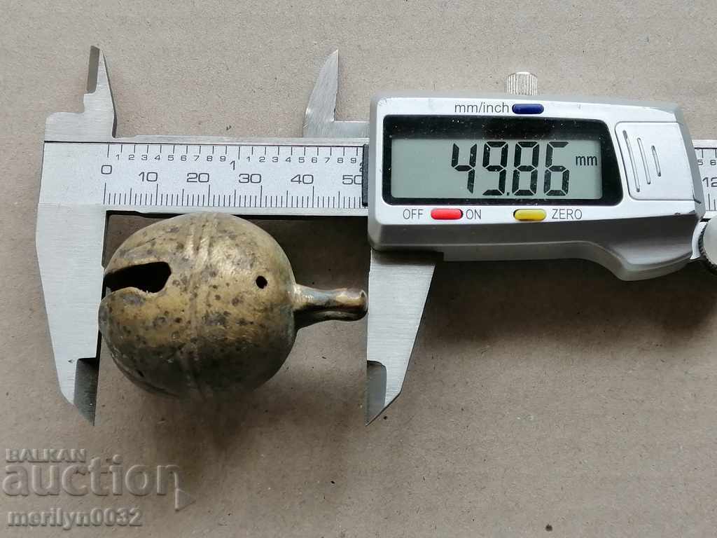 A 19th century bronze nut-type horse cart bell - 5 A 19th century bronze nut-type horse cart bell - 5