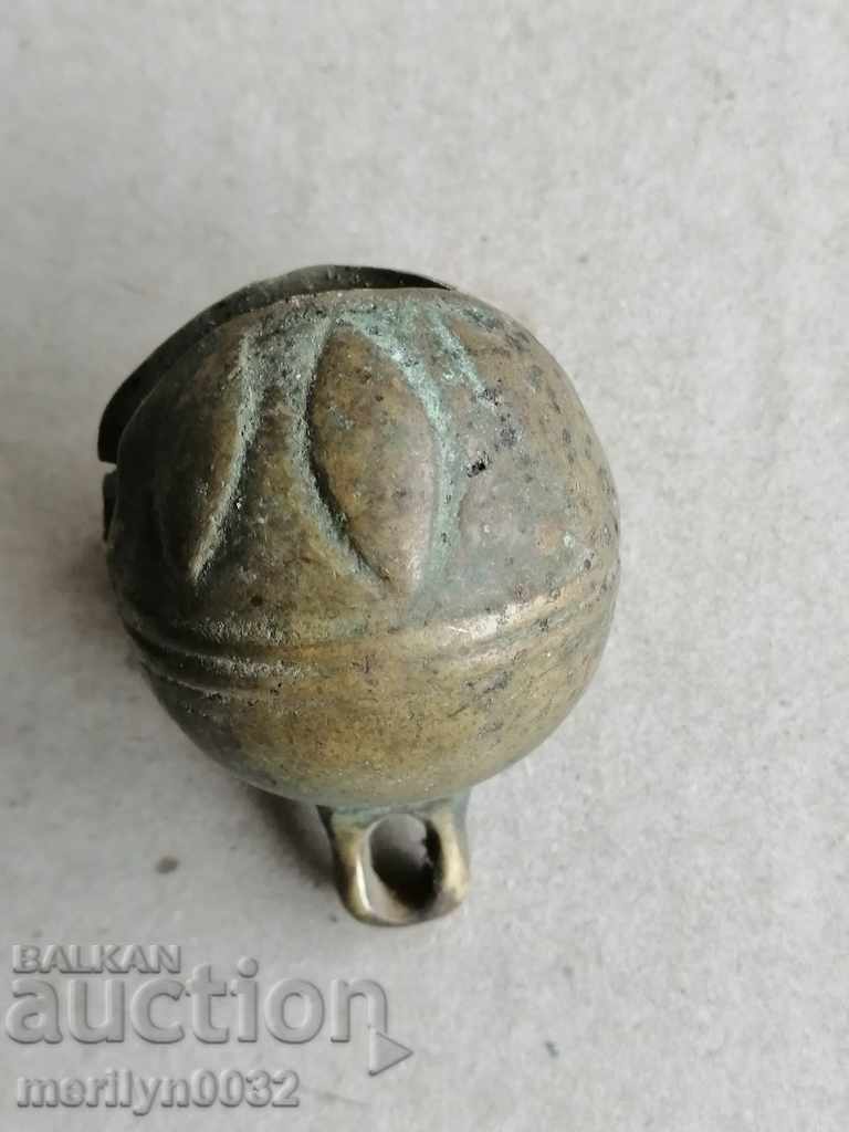A 19th century bronze nut-type horse cart bell - 7 A 19th century bronze nut-type horse cart bell - 7
