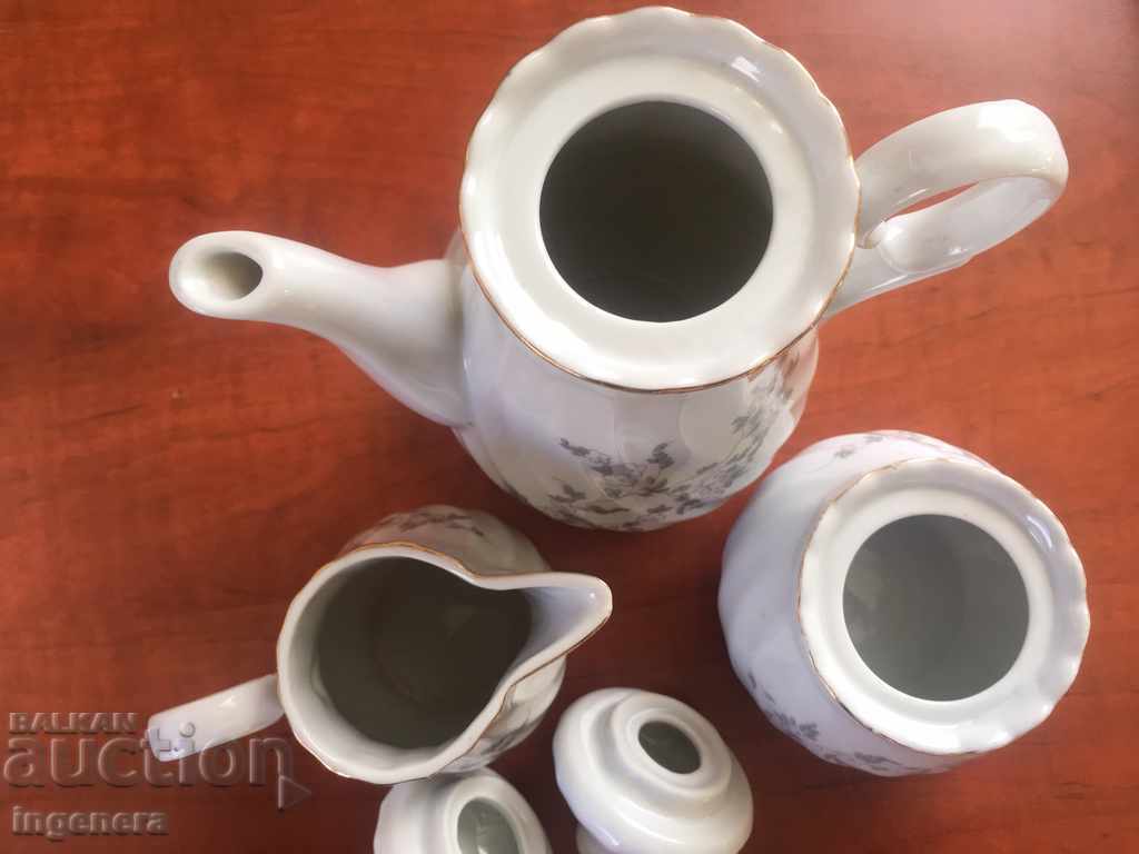 Delivery of POT, POT KETTLE SET PORCELAIN BULGARIA Delivery of POT, POT KETTLE SET PORCELAIN BULGARIA