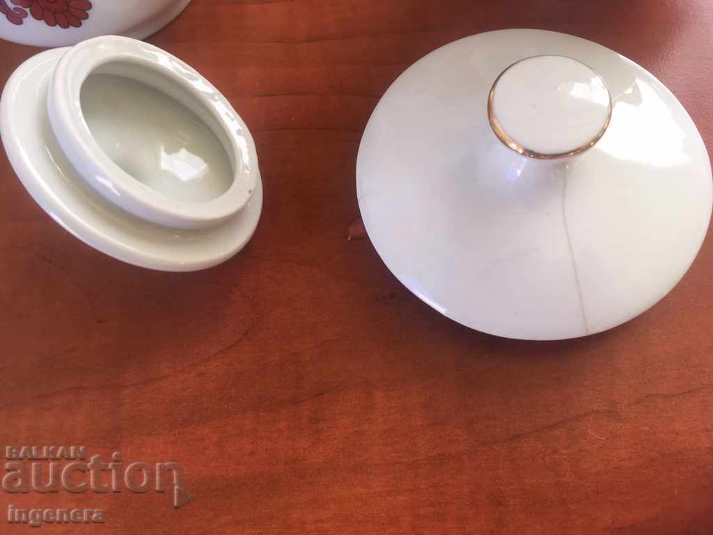 KANA PAVUR KETTLE PORCELAIN BULGARIA SET - 6 KANA PAVUR KETTLE PORCELAIN BULGARIA SET - 6